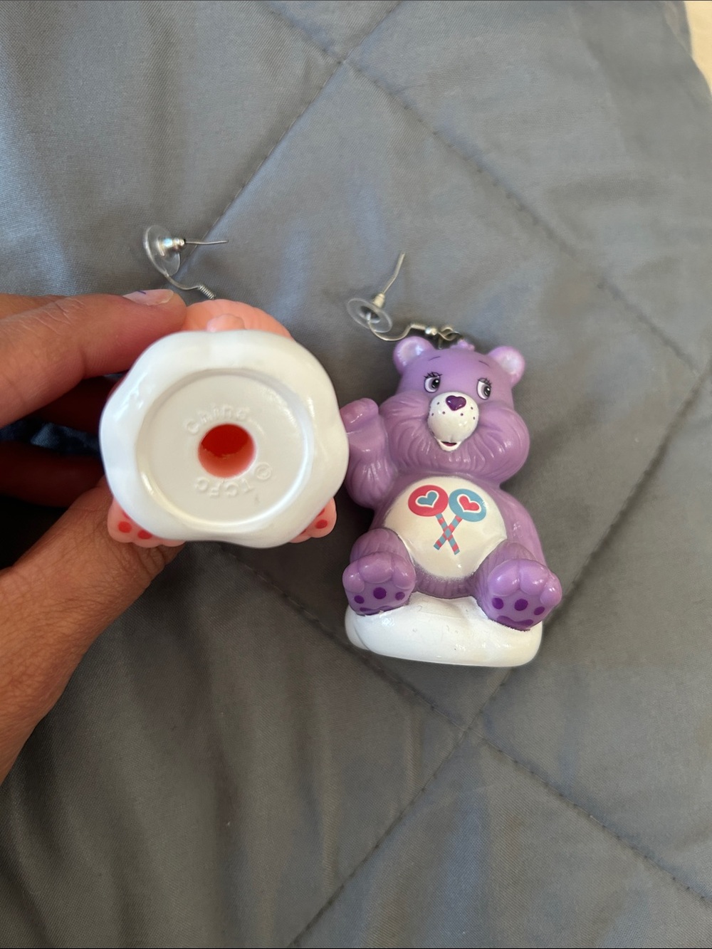 Care Bear earrings - Picture 3 of 3